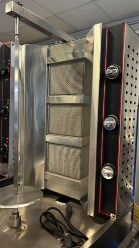 ماكينة شاورما صينى 3 عين غاز 