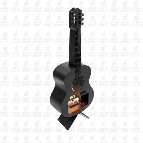 دفاية غاز حجم كبير جيتار مزودة بعين شواية