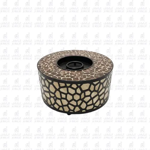 طاولة دفاية غاز مدور سيراميك 