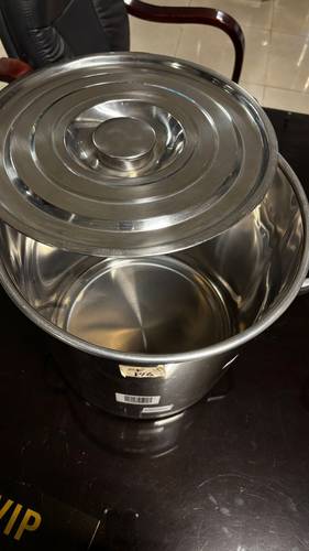 سطل ستيل بغطاء 20 لتر 