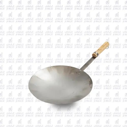 صاج للخبز حديد 35سم يد حديد وخشب
