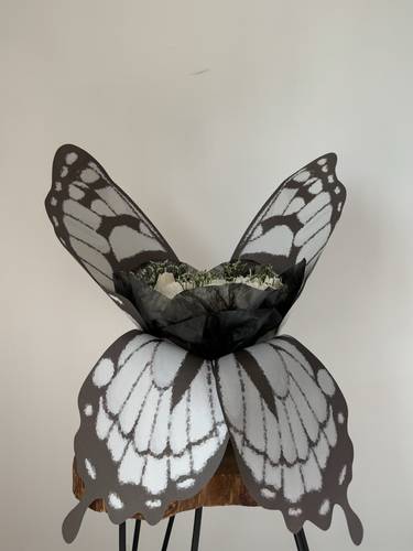 Black Butterfly Bouquet 