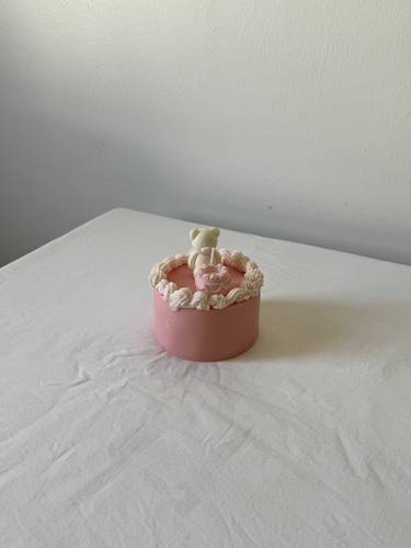 BEAR CAKE CANDLE