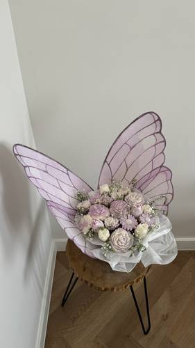 Purple Butterfly Bouquet 