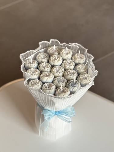 Blue Peonies Bouquet 