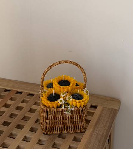 Sunflower Bloom Basket 
