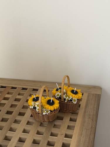 Petite Sunflower Basket