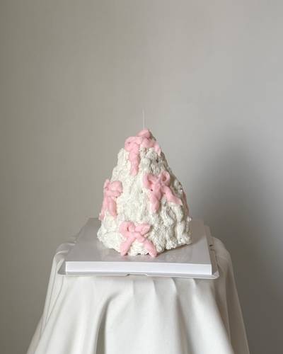 Bow Candle Cake