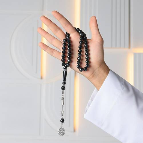 مسباح بكلايت رمادي غامق مموج