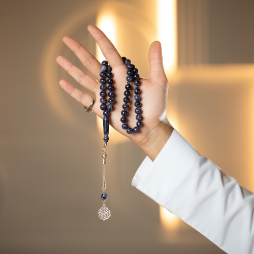 مسباح بكلايت رمادي مموج