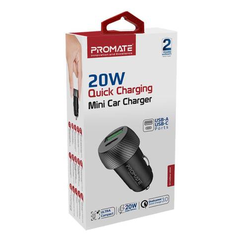 راس سياره 20W 1USB-1TC PROMATE