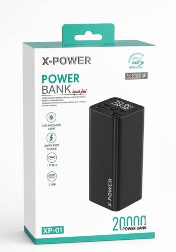 باور بانك XP-01 X-POWER 20000MAH 74W