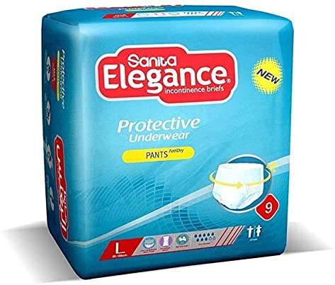 كيلوت كبار السن سانيتا ELegance مقاس L   (كيلوت 9)