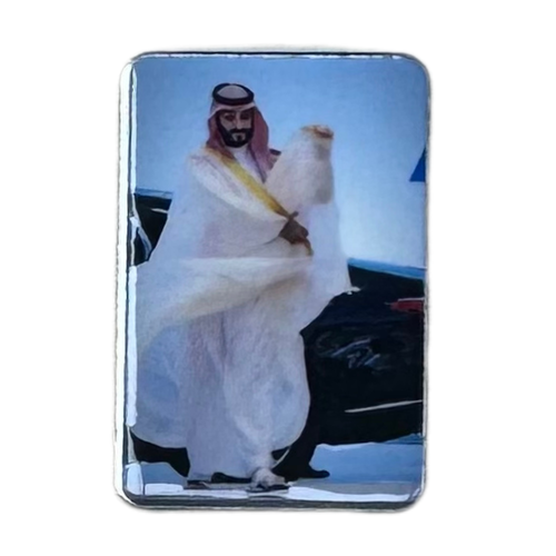 ملصق حديد لصق 3M ولي العهد محمد بن سلمان