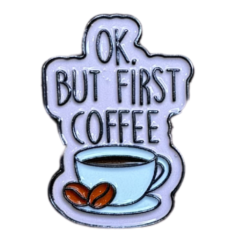ملصق حديد لصق 3M عبارة OK BUT FIRST COFFEE