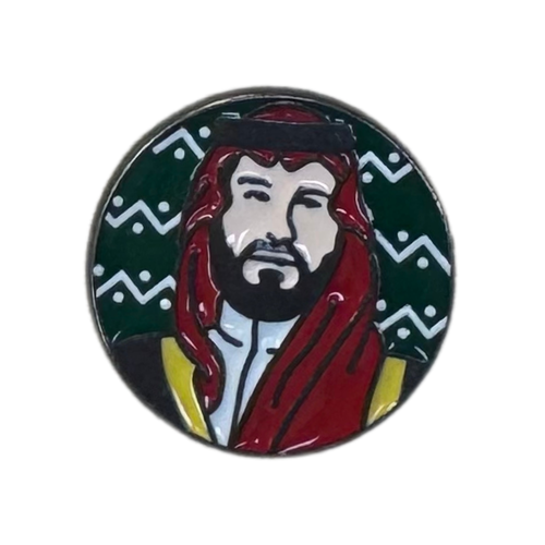 ملصق حديد لصق 3M ولي العهد محمد بن سلمان