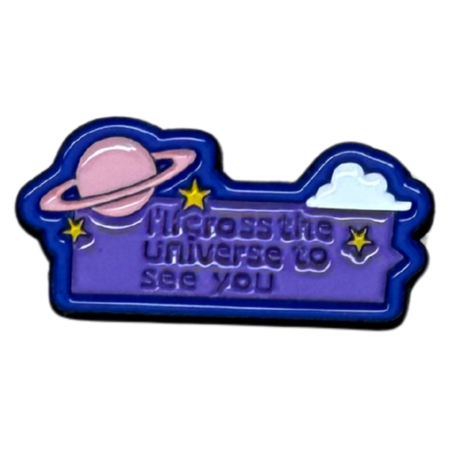 ملصق حديد لصق 3M عبارة I Will Cross The Universe To See You
