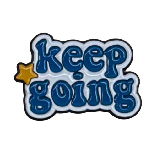 ملصق حديد لصق 3M عبارة Keep goning
