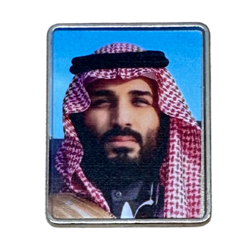 ملصق حديد لصق 3M ولي العهد محمد بن سلمان