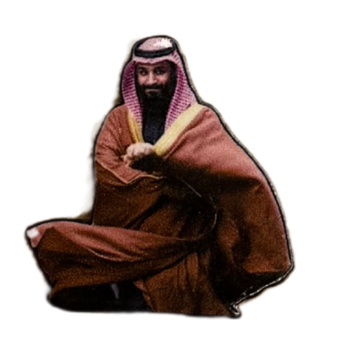 ملصق حديد لصق 3M ولي العهد محمد بن سلمان