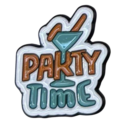 ملصق حديد لصق 3M عبارة PAKTY TIME