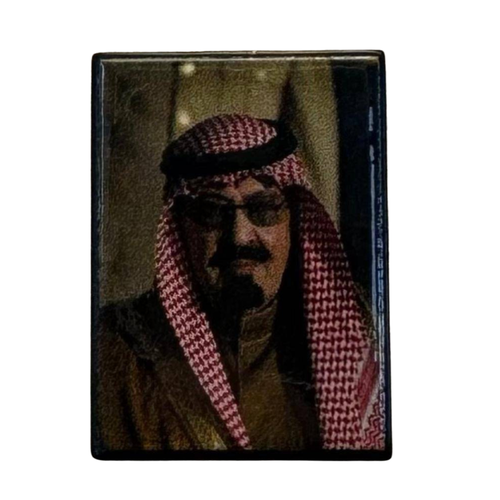 ملصق حديد لصق 3M الملك عبدالله رحمة الله