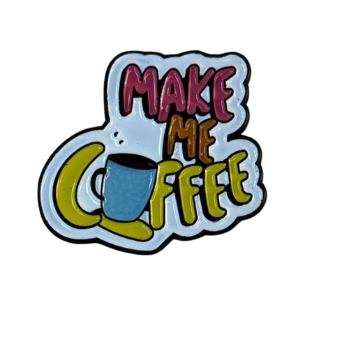 ملصق حديد لصق 3M عبارة MAKE ME COFFEE
