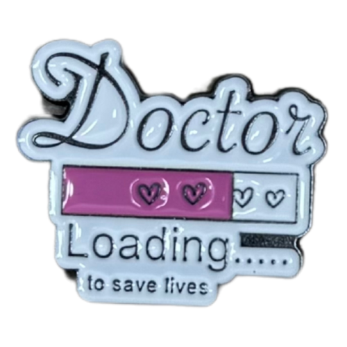 ملصق حديد لصق 3M عبارة Doctor Loading