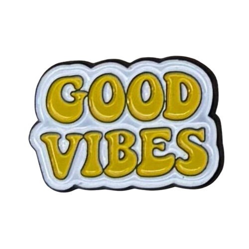 ملصق حديد لصق 3M عبارة GOOD VIBES