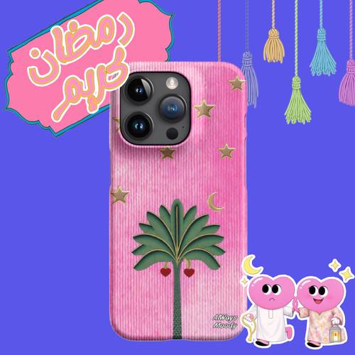 Palm with stars and moon