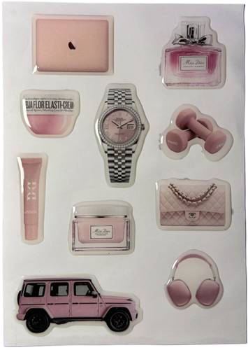 Moody 3d stickers