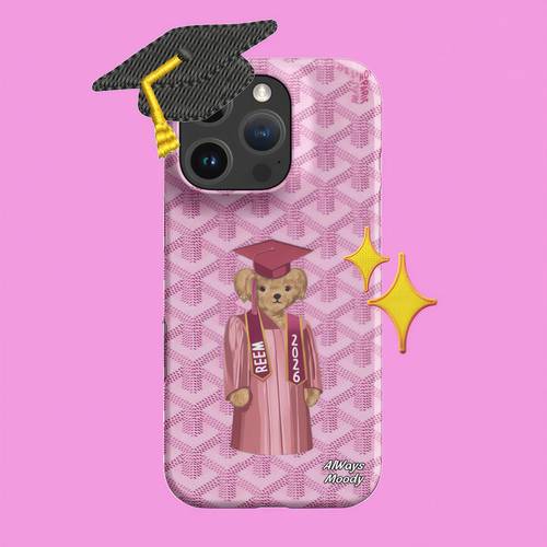 Peach Cream Grad Bear