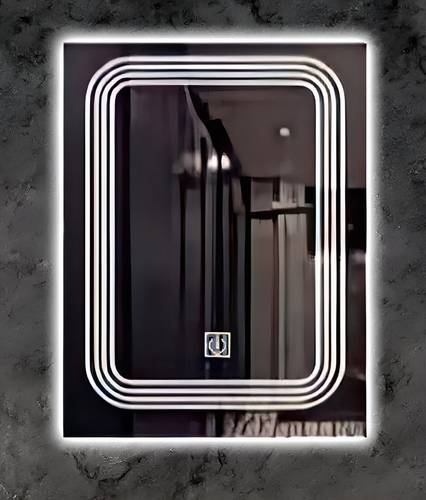 مراية ليد LED ثلاثة الوان مقاس 60×80 رقم 027