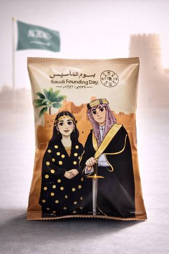  كيس شبس التأسيس- ولد وبنت - 10 قطع 