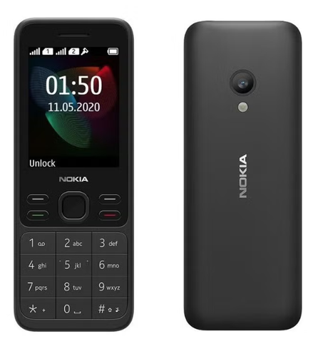150 أسود، شريحتان، يدعم شبكة الجيل الرابع (4G)