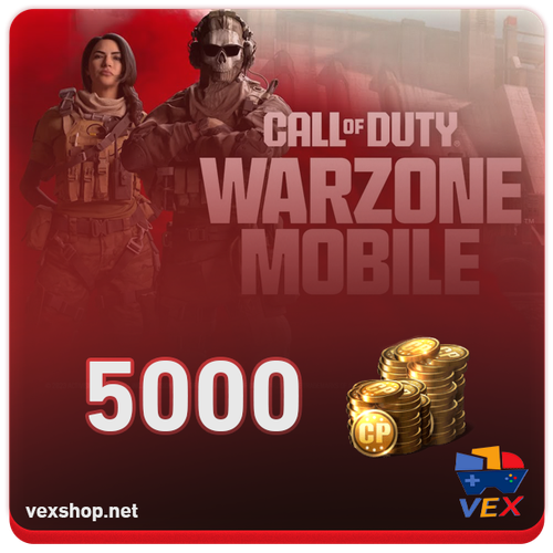 شحن نقاط Call of Duty Warzone Mobile بقيمة 5000 CP [عن طريق xbox]