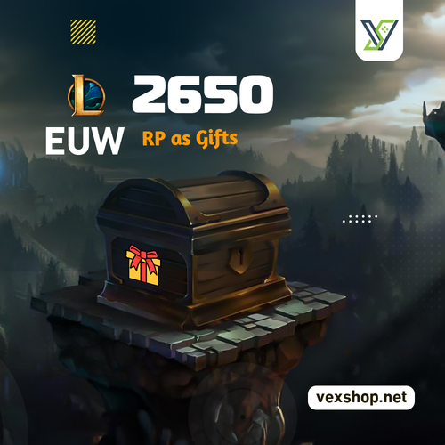 2650 نقاط ليج أوف ليجيندز EUW [عن طريق الهدايا]