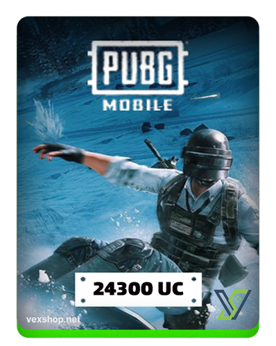 24300 شدات ببجي موبايل PUBG Mobile [ عن طريق الحساب ]