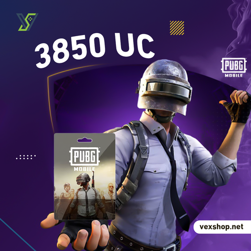 شحن ببجي موبايل 3850 UC (عن طريق iD)