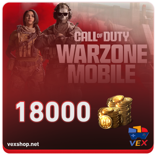 شحن نقاط Call of Duty Warzone Mobile بقيمة 18000 CP [عن طريق xbox]