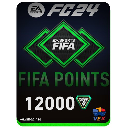 شحن 12000 Points لعبة FC24 [عن طريق الحساب]