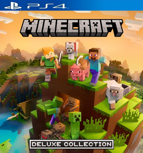 لعبة Minecraft لمنصة سوني4 نسخة Deluxe Collection [ حساب ]