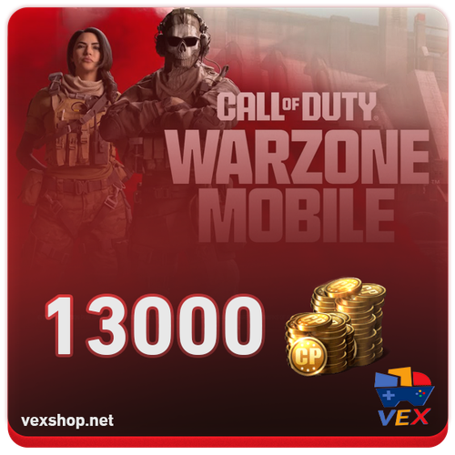 شحن نقاط Call of Duty Warzone Mobile بقيمة 13000 CP [عن طريق xbox]