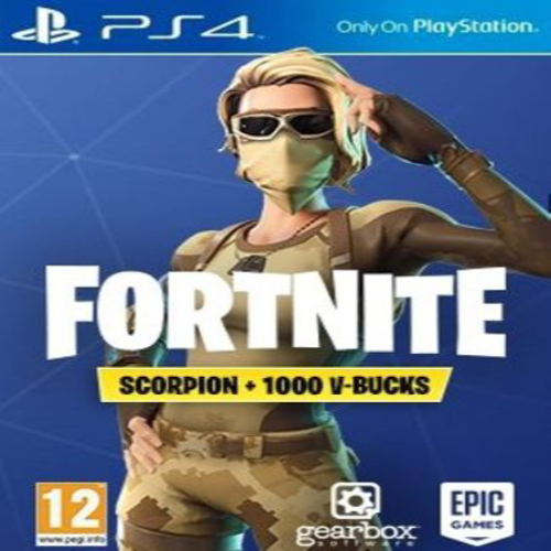 فورتنايت حزمة سكن Scorpion للبلاستيشين  ( أوروبي + عربي )[ مفتاح ]