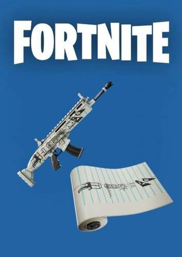 فورتنايت حزمة Doodler Wrap Weapon Skin لجميع المنصات [ مفتاح ]