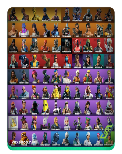 شراء حساب فورت نايت TRAVIS SCOTT, IKONIK, TAKE THE L [وصول كامل] 