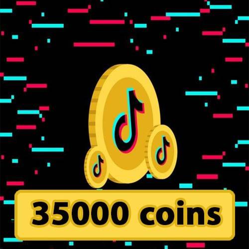 شراء كوينز تيك توك بقيمة 35000 كوين