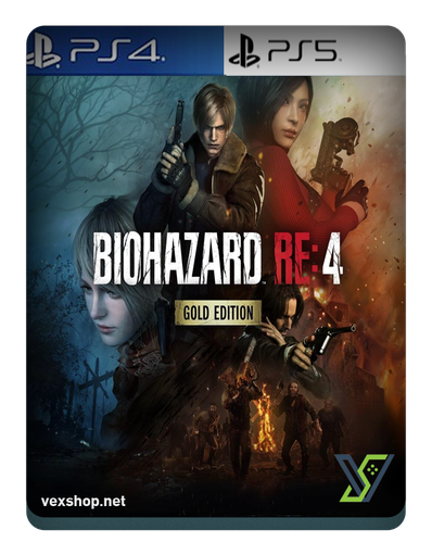لعبة Resident Evil 4 Gold Edition لمنصة سوني5/سوني4 [ حساب ]