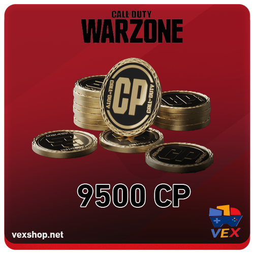شحن نقاط Call of Duty Warzone بقيمة 9500 [جوال/منصات]