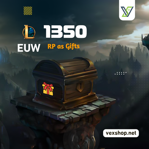 1350 نقاط ليج أوف ليجيندز EUW [عن طريق الهدايا]